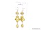 .9265 CITRINE DROP EARRINGS; 2