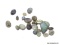 MIXED FIRE LABRADORITE GEMSTONES; 108 CT CT OF FACETED EARTH MINED BLUE FIRE LABRADORITE MIXED