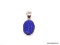 .925 PURPLE DRUZY PENDANT; LOVELY NEW 1 1/4