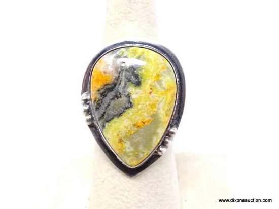 .925 BUMBLE BEE RING; AAA GRADE NEW LARGE BUMBLE BEE RING. SIZE 6 3/4. RETAIL PRICE $59.00.