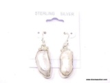 .925 RIVER PEARL EARRINGS; GORGEOUS NEW AAA WHITE RIVER PEARL EARRINGS. RETAIL PRICE $49.00