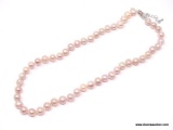 FRESHWATER PEARL NECKLACE; 18