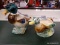 (R3) PAIR OF POTTERY ART DUCKS; 2 PIECE LOT OF DUCK POTTERY ART TO INCLUDE A DUCK STANDING IN THE