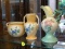 (R1) LOT OF POTTERY; 3 PIECE LOT TO INCLUDE A HULL W6 - 6 1/2