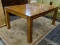 (R2) THOMASVILLE KITCHEN TABLE; OAK, RUSTIC, BLOCK KITCHEN TABLE WITH (2) 16