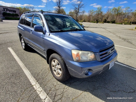 4/6/20 Online 2006 Toyota Highlander Auction.