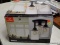 (R6) ANNECY 3-LIGHT OIL RUBBED BRONZE SEMI-FLUSH MOUNT LIGHT; MODEL #65904. COMES IN ORIGINAL BOX,