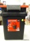 (R6) CRAFTSMAN 5 GALLON STORAGE BUCKET WITH LATCHING LID; MADE OUT OF HARD PLASTIC. MODEL