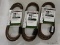 (R5) 3-PACK TROY-BILT MTD DRIVE BELTS; 46