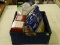 (R5) BLUE WOVEN TWO-HANDLED BASKET & CONTENTS TO INCLUDE; BRASSCRAFT UNIVERSAL GAS INSTALLATION KIT,