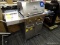 (R2) CHAR BROIL COMMERCIAL GAS GRILL; STAINLESS STEEL COMMERCIAL 3-BURNER INFRARED GAS GRILL.