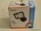 (R5) LITHONIA LIGHTING 26W LED 1900 LUMENS SECURITY FLOODLIGHT; BLACK IN COLOR. OPEN BOX, USED