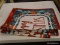 (R5) LOT OF (5) HAPPY HOLIDAYS ACCENT RUGS; THE WORDS MERRY CHRISTMAS SURROUNDED BY CHRISTMAS DECOR.