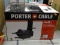 (R5) PORTER CABLE BENCHTOP SANDER; 4X8 IN 5 AMP BELT/DISC SANDER. MODEL #PCB420SA. COMES WITH A