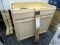(R1) PROJECT SOURCE READY TO-FINISH BASE CABINET; OAK NATURAL WOOD READY-TO-FINISH 36