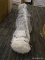 (BWALL) MOMENI AREA RUG; CHINESE HAND TUFTED SNOW SHAG COLLECTION WHITE SHAG RUG. MEASURES 7' 6