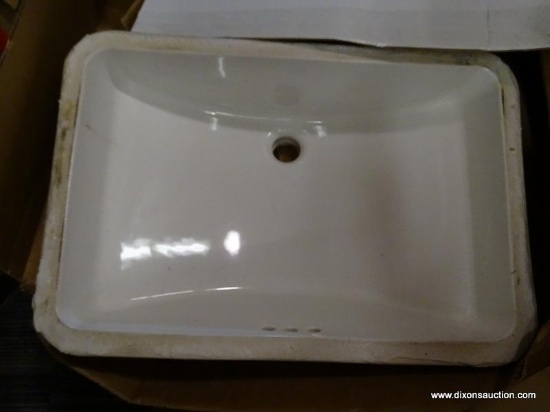 (R5) KOHLER 2215-0 LADENA UNDERCOUNTER LAVATORY SINK; MEASURES 23-1/4" X 16-1/4" X 8-1/8". WITH ITS