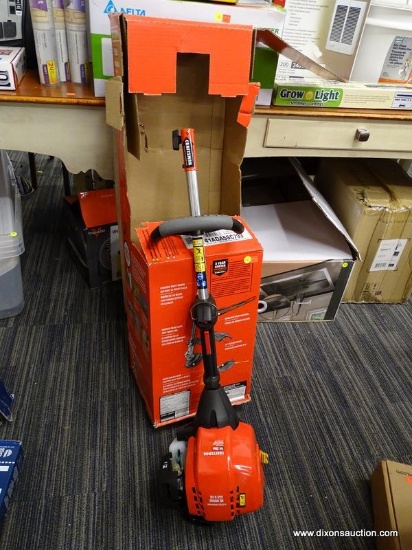 (BWALL) CRAFTSMAN GAS TRIMMER BASE; 4 CYCLE 25CC WEED WACKER 18" TRIMMER. MISSING SHAFT AND POSSIBLY