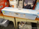 (R6) KICHLER OXBY 4-LIGHT NICKEL MODERN/CONTEMPORARY VANITY LIGHT; MODEL #0759884. MEASURES 30
