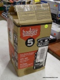 (R6) INSINKERATOR BADGER 5 1/2-HP CONTINUOUS FEED GARBAGE DISPOSAL; COMES IN ORIGINAL BOX, HAS BEEN