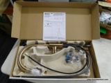 (R6) DELTA SINGLE HANDLE PULL DOWN KITCHEN FAUCET; MODEL #9159-CZ-DST. CASSIDY TRINSIC SERIES. COMES