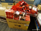(R2) LARGE LOT OF ASSORTED CHRISTMAS ITEMS; LARGE BOX CONTAINING OVER APPROXIMATELY 40 SETS OF