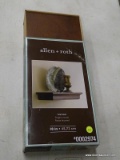 (R6) ALLEN + ROTH 18-IN WOOD WALL MOUNTED SHELVING; MODEL #9481137.