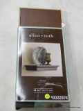 (R6) ALLEN + ROTH 18-IN WOOD WALL MOUNTED SHELVING; MODEL #9481137.