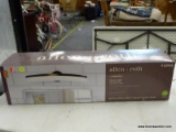 (R6) ALLEN + ROTH LYNNPARK 1-LIGHT BLACK MODERN/CONTEMPORARY VANITY LIGHT BAR; MODEL #VBL11-27MBK.