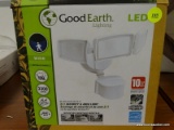 (R6) GOOD EARTH LIGHTING 240-DEGREE 3317-LUMEN DUAL DETECTION ZONE WHITE INTEGRATED LED
