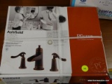(R6) PFISTER ASHFIELD RUSTIC BRONZE 2-HANDLE WIDESPREAD WATERSENSE BATHROOM SINK FAUCET; MODEL