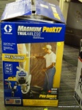 (R6) GRACO MAGNUM PROX17 ELECTRIC STATIONARY AIRLESS PAINT SPRAYER; MODEL #17G177. COMES IN ORIGINAL