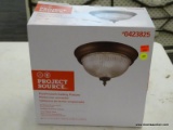 (R6) PROJECT SOURCE 11-IN BRONZE TRADITIONAL INTEGRATED LED FLUSH MOUNT LIGHT; ENERGY STAR. MODEL