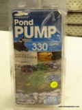 (R6) SMARTPOND 330-GPH SUBMERSIBLE POND PUMP; MODEL #DP330. FOR PONDS UP TO 6-FT X 9-FT. X 1-1/2 FT.