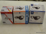 (R6) 3 PC. LIGHTING LOT; INCLUDES (1) UTILITECH MOTION ACTIVATED HARD WIRED SECURITY LIGHT #0072837