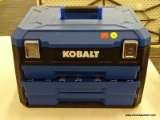(R6) KOBALT 227-PIECE STANDARD (SAE) AND METRIC POLISHED CHROME MECHANICS TOOL SET; MODEL #1151718.