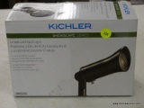 (R6) KICHLER 250 3-WATT OLDE BRONZE LOW VOLTAGE HARDWIRED LED SPOT LIGHT; MODEL #0805220. OPEN BOX,