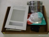 (R5) TRAY LOT TO INCLUDE; FIRST ALERT SMOKE & CARBON MONOXIDE ALARM, (2) MOUNTING BRACKETS, LIBERTY