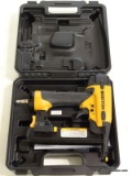 (R5) BOSTITCH 18-GAUGE 7/32-IN NARROW CROWN FINISH PNEUMATIC STAPLER; MODEL #SX1838. COMES IN BLACK