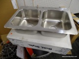 (R1) KOHLER STAINLESS STEEL SINK; CADENCE COLLECTION SELF-RIMMING SINK. 8