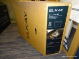 (R1) ELKAY KITCHEN SINK; TOP MOUNT SINGLE BOWL 20GA. STAINLESS STEEL KITCHEN SINK. 4 FAUCET HOLES.
