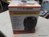 (BWALL) PROFUSION HEATER; BLACK DIGITAL FAN HEATER.3 POWER SETTINGS, 12 HOUR TIMER, AND WIDE ANGLE