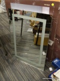 (R6) ALLEN + ROTH MCKENNA 19.68-IN MIRROR RECTANGULAR FRAMELESS LIGHTED LED BATHROOM MIRROR; MODEL