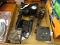 (R5) TRAY LOT OF (4) MISC. SOLAR POWERED OUTDOOR GARDEN PATH LIGHTS.