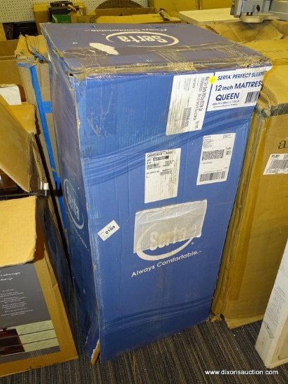 (R2) SERTA QUEEN MATTRESS; SERTA PERFECT SLEEPER, 12", QUEEN SIZE MATTRESS. COMES ROLLED UP IN