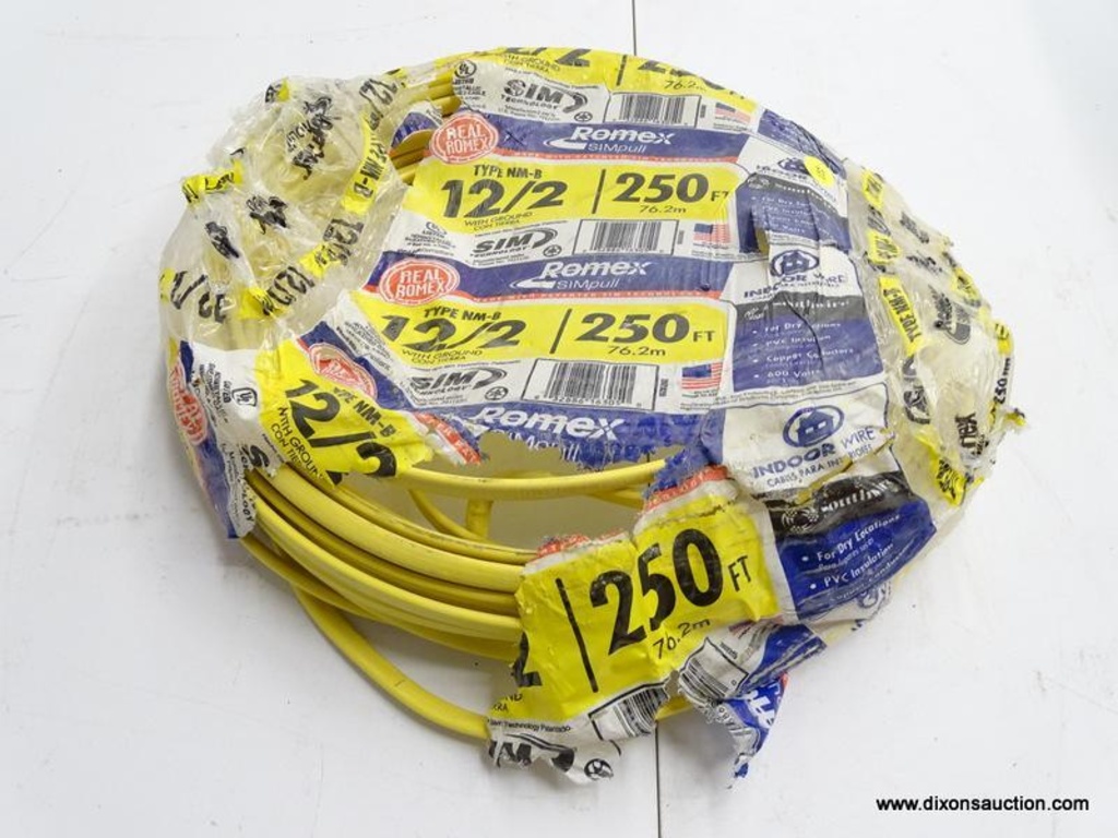 R6 Southwire Romex Simpull 250 Ft 12 2 Non Metallic Wire Used Roll May Not Be The Entire 250 Ft Estate Personal Property Personal Property Online Auctions Proxibid R6 Southwire Romex Simpull 250 Ft 12 2 Non Metallic Wire Used Roll May Not Be The Entire 250 Ft Estate Personal Property Personal Property Online Auctions Proxibid