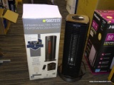 (R2) SCOTT LIVING ELECTRIC HEATER; INFRARED, MARQUIS WOOD FINISHED, ELECTRIC TOWER HEATER WITH