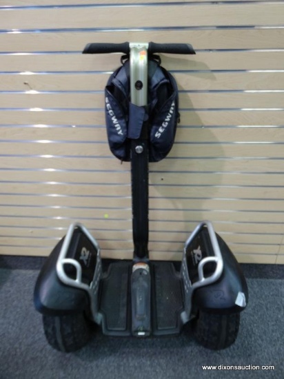 SEGWAY X2 PERSONAL TRANSPORTER; BLACK COLORED, X2 MODEL IS FOR OFF-ROAD USE AND CAN TRAVEL UP TO 12