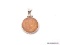.925 STERLING SILVER HESEL PENDANT WITH CANADIAN CENT.