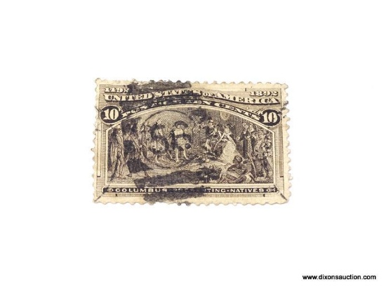 1892 COLUMBIAN EXPOSITION 10 CENT STAMP.